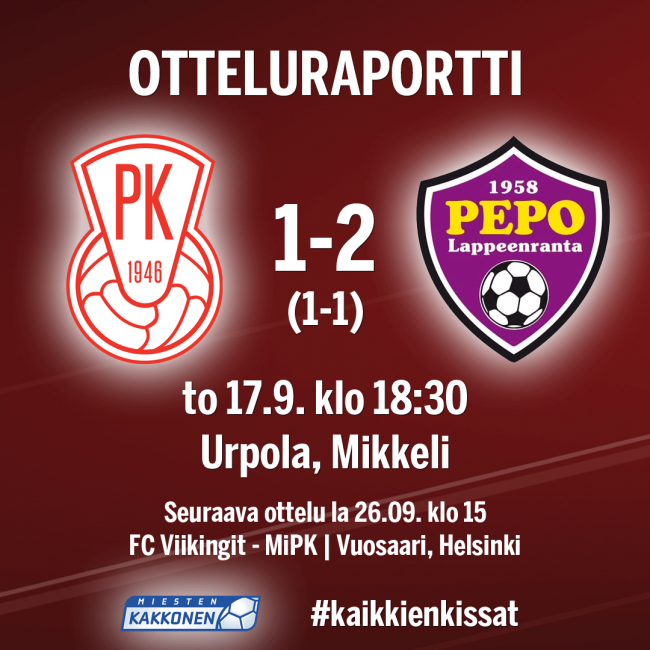 MiPK-PEPO-otteluraportti-17092020