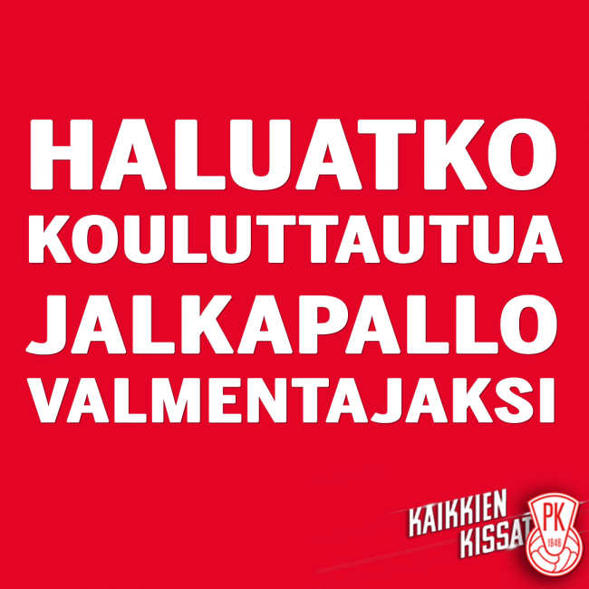 jalkapallovalmentajaksi