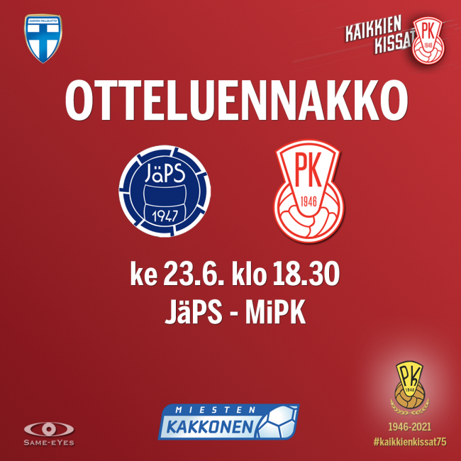 Otteluennakko-JäPS—MiPK