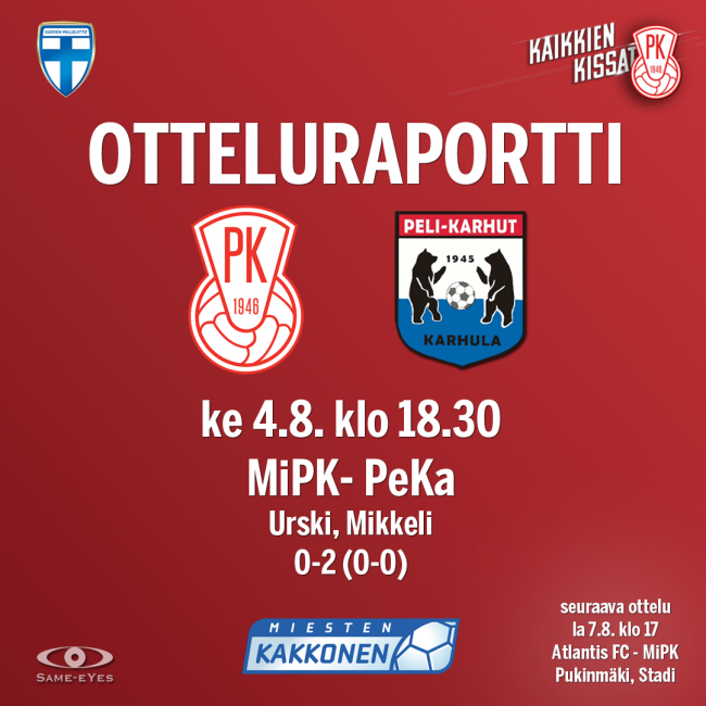 Otteluraportti-MiPK-PeKa