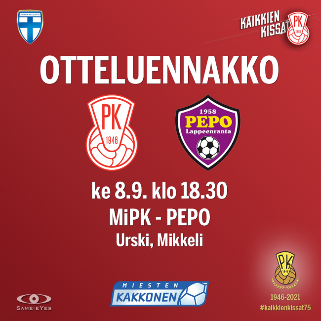 Otteluennakko-MiPK-PEPO