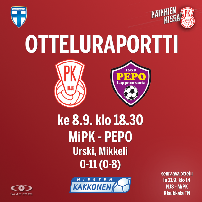 Otteluraportti-MiPK-PEPO