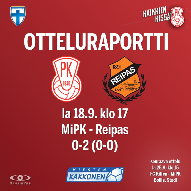 Otteluraportti-MiPK-Reipas