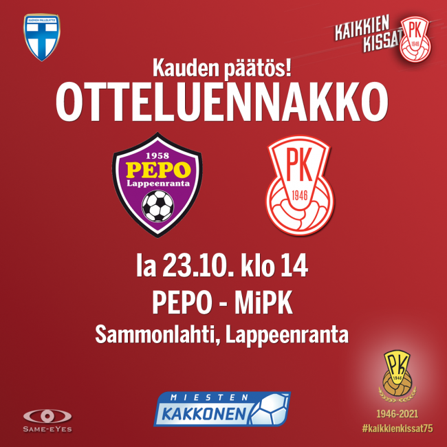 Otteluennakko-PEPO-MiPK