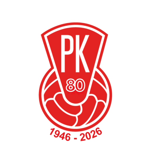 Mikkelin Pallo-Kissat – 80-vuotisjuhlavuoden 1946–2026 logo