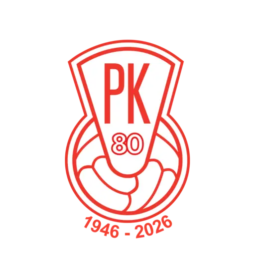 Mikkelin Pallo-Kissat – 80-vuotisjuhlavuoden 1946–2026 logo