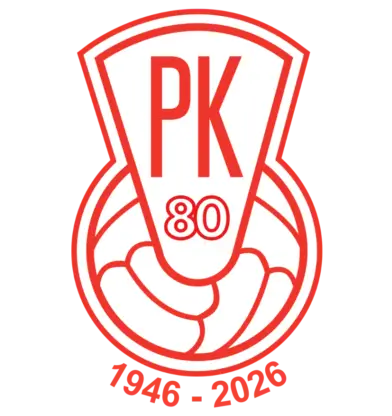 Mikkelin Pallo-Kissat – 80-vuotisjuhlavuoden 1946–2026 logo