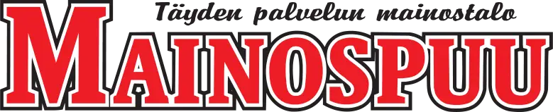 Mainospuu logo. Yritys tukee Mikkelin Pallo-Kissoja