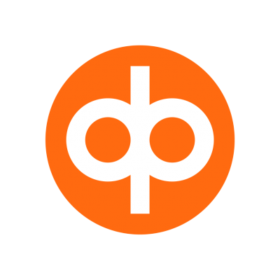 OP Suur-Savo logo. Yritys on mukana tukemassa Mikkeliläistä jalkapalloa Mikkelin Pallo-Kissoja.