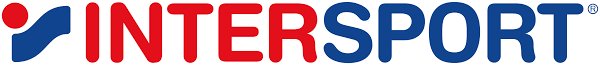 Intersport logo. Yritys on mukana tukemassa Mikkeliläistä jalkapalloa Mikkelin Pallo-Kissoja.